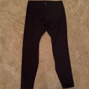 Lululemon Wunder Under 28” Black Leggings Size 14